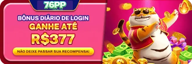 Bônus e promoções disponíveis no 76PP
